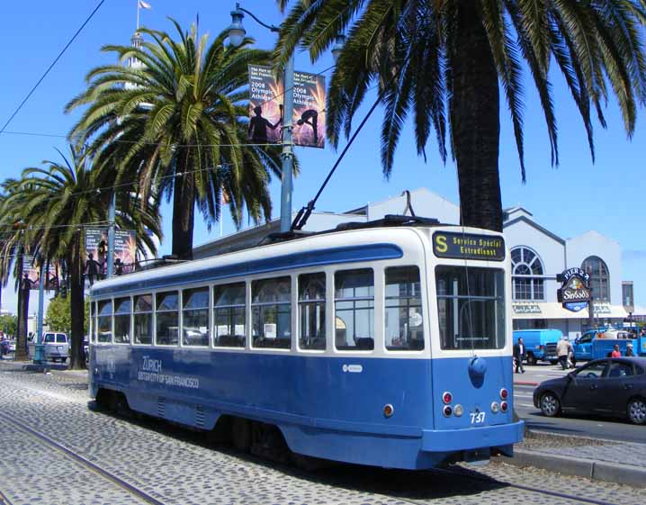 San Francisco Brussels tram 7037